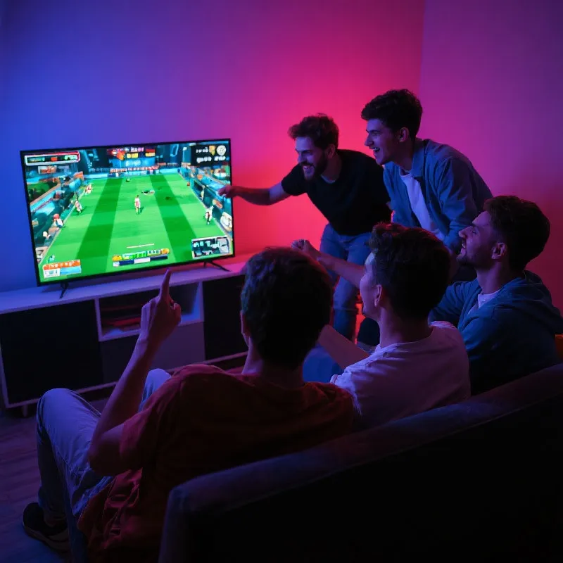 电竞观众热烈讨论赛况