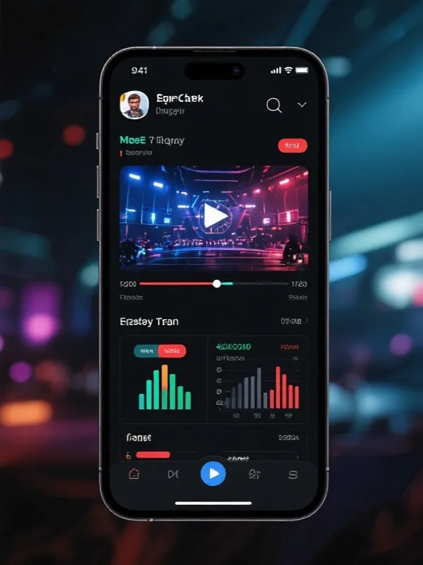 官方移动端观赛APP界面展示